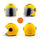 Motorcycle Motor Bike Scooter Safety Helmet 215   yellow - Mega Save Wholesale & Retail - 2
