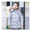 Winter Middle Long Down Coat Boy Children Garments   grey   140cm - Mega Save Wholesale & Retail - 1
