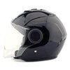 Motorcycle Motor Bike Scooter Safety Helmet 215   bright black - Mega Save Wholesale & Retail - 1