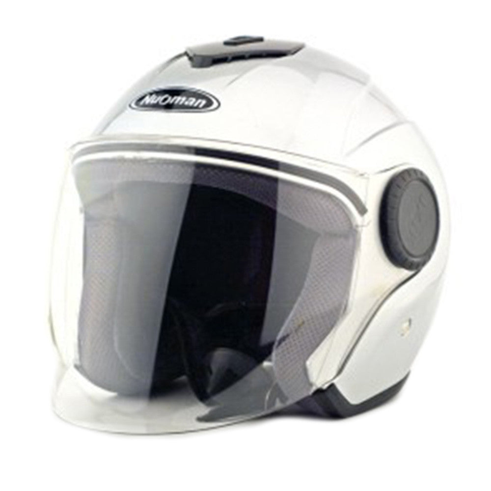 Motorcycle Motor Bike Scooter Safety Helmet 215   silver - Mega Save Wholesale & Retail - 1