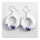 Jingdezhen ceramics factory direct jewelry national wind elegant earrings ring 925 silver dollar mixed batch - Mega Save Wholesale & Retail - 1
