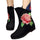 Peacock Vintage Beijing Cloth Shoes Embroidered Boots black - Mega Save Wholesale & Retail - 1