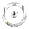Home Decoration Wall Clock 3D Mirror Circle Sticking    silver - Mega Save Wholesale & Retail