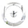 Home Decoration Wall Clock 3D Mirror Circle Sticking    silver - Mega Save Wholesale & Retail