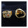 18K Gold Galvanized Zircon Earrings - Mega Save Wholesale & Retail - 4