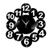 Digit Mirror Living Room DIY Quartz Wall Clock   black - Mega Save Wholesale & Retail