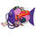 National Style Messenger Fish Shape Bag Cartoon Hand-made Drawstring Middle