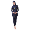 Muslim Swimwear Swimsuit Bathing Suit hw10g   navy   XS - Mega Save Wholesale & Retail - 1