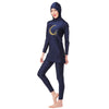 Muslim Swimwear Swimsuit Bathing Suit hw10g   navy   XS - Mega Save Wholesale & Retail - 2