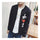 Chinese Style Printing Plate Button Jacket Coat  M - Mega Save Wholesale & Retail - 3