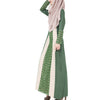 Arabian Robe Middle East Muslim Long Dress   green   M