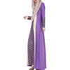 Arabian Robe Middle East Muslim Long Dress    purple   M