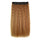 Real Hair Extension Corn Hot 5 Cards Light Brown Wig