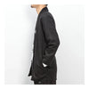 Man Chinese Style Man Wind Coat Flax   black   M - Mega Save Wholesale & Retail - 2