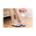 Old Beijing Cloth Shoes National Style Embroidered Shoes Flax Sandals Vintage Slippers Woman beige - Mega Save Wholesale & Retail - 2