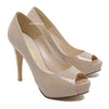 Thin Shoes High Heel Peep-toe   nude pink - Mega Save Wholesale & Retail