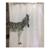 zebra  Waterproof Bathroom Fabric Shower Curtain Liner 12 Hooks - Mega Save Wholesale & Retail