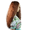 Hair Cap Afro Central Parting Long Wig