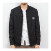 Embroidery Plate Button Baseball Coat Jacket   black   M - Mega Save Wholesale & Retail - 1
