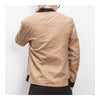 Embroidery Plate Button Baseball Coat Jacket  khaki   M - Mega Save Wholesale & Retail - 3