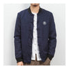 Embroidery Plate Button Baseball Coat Jacket  navy   M - Mega Save Wholesale & Retail - 1