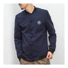 Embroidery Plate Button Baseball Coat Jacket  navy   M - Mega Save Wholesale & Retail - 2