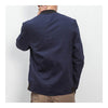 Embroidery Plate Button Baseball Coat Jacket  navy   M - Mega Save Wholesale & Retail - 3