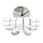 3D Decoration Kid Room Octopus Mirror Wall Clock   silver - Mega Save Wholesale & Retail
