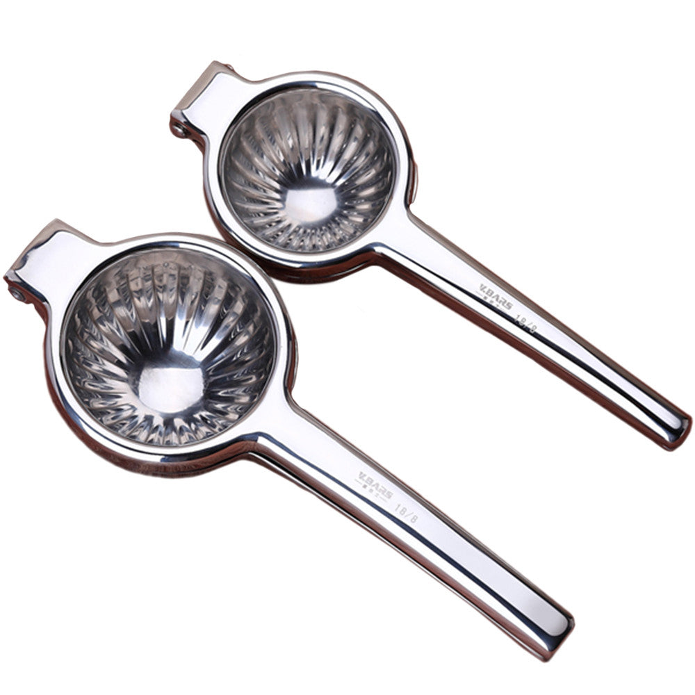 Bai Wei Shi 304 stainless steel manual orange juicer baby home mini lemon juicer fruit juice machine pressure    Large - Mega Save Wholesale & Retail - 1