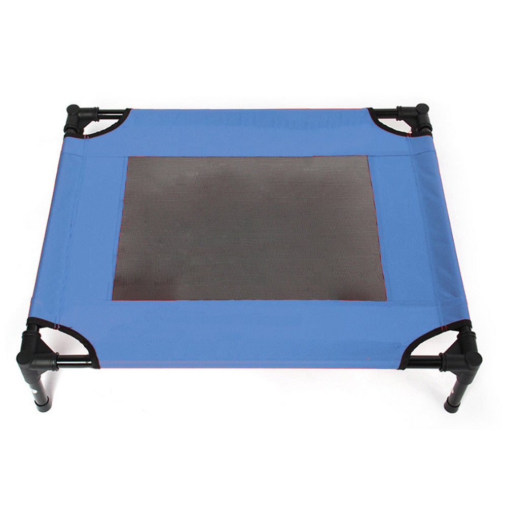 Pet Tent Camp Bed Outdoor Foldable   blue   S - Mega Save Wholesale & Retail