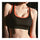 Dry Fast Woman Shockproof Running Vest Wireless Yoga Bra   black   S