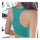 Dry Fast Woman Shockproof Running Vest Wireless Yoga Bra   blue   S
