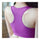 Dry Fast Woman Shockproof Running Vest Wireless Yoga Bra   purple   S