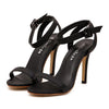 Peep-toe Open Toe Sandals Women Shoes  black - Mega Save Wholesale & Retail
