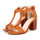 High Thick Heel Sandals Open Toe T Shape Strap   light brown - Mega Save Wholesale & Retail