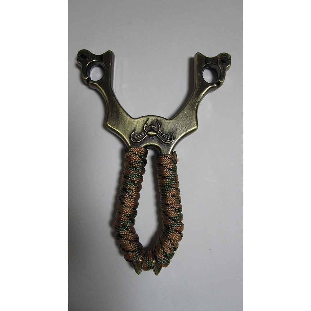 Powerful Steel Catapult Slingshot Sling Shot Outdoor Game Pro Hunting Sniper   Golden Spider - Mega Save Wholesale & Retail