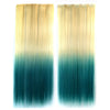 Wig Dyed Gradient Ramp Hair Extension   beige to lake blue - Mega Save Wholesale & Retail