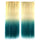 Wig Dyed Gradient Ramp Hair Extension   beige to lake blue - Mega Save Wholesale & Retail