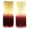 Wig Dyed Gradient Ramp Hair Extension   beige to wine red - Mega Save Wholesale & Retail