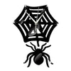 Kid Room Living Room Creative Wall Clock Spider Mirror Silent   black - Mega Save Wholesale & Retail