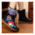 Vintage Beijing Cloth Shoes Embroidered Boots black - Mega Save Wholesale & Retail - 4
