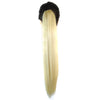 Claw Clip Long Straight Horsetail Wig beige