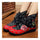Vintage Beijing Cloth Shoes Embroidered Boots black - Mega Save Wholesale & Retail - 2