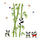 Panda Bamboo Wall Sticker Wallpaper Removeabel - Mega Save Wholesale & Retail - 1
