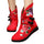 Vintage Beijing Cloth Shoes Embroidered Boots red - Mega Save Wholesale & Retail - 1