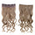 Long Curled Hair Extension 5 Cards Wig   high temperature silk 16# light grey - Mega Save Wholesale & Retail