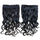 Long Curled Hair Extension 5 Cards Wig   high temperature silk 1# black - Mega Save Wholesale & Retail