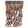 Long Curled Hair Extension 5 Cards Wig   high temperature silk 6A# - Mega Save Wholesale & Retail
