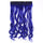Long Curled Hair Extension 5 Cards Wig   Blue - Mega Save Wholesale & Retail