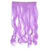 Long Curled Hair Extension 5 Cards Wig   Light Purple - Mega Save Wholesale & Retail